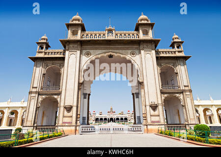 Amba Vilas Mysore Palace in Mysore, India Stock Photo