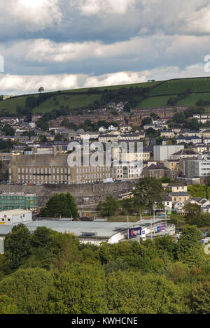 County Hall, Portrait views of Carmarthen, Wales, UK. The oldest town in Wales, Stock Photo