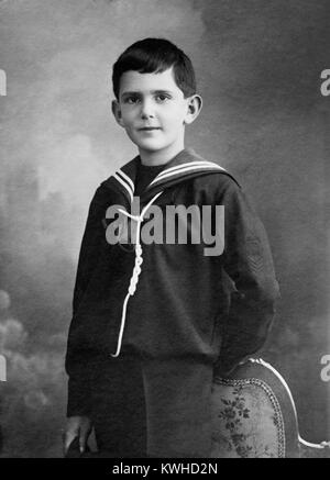 King Umberto II of Italy as a child, Umberto, Prince of Piedmont, Stock Photo