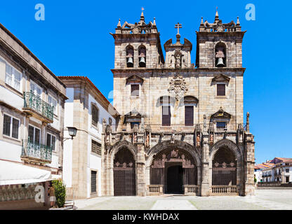 BRAGA, PORTUGAL - JULY 11: The Cathedral of Braga (Se de Braga) is one of the most important monuments in Braga, Portugal on July 11, 2014 in Braga, P Stock Photo