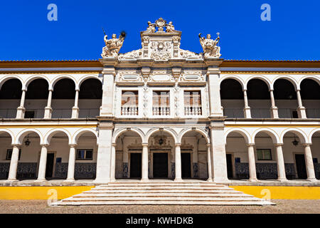 The University of Evora, the second oldest in Portugal, was founded in the 16th century by Cardinal Infante Dom Henrique it was delivered to the Socie Stock Photo