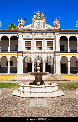 The University of Evora, the second oldest in Portugal, was founded in the 16th century by Cardinal Infante Dom Henrique it was delivered to the Socie Stock Photo