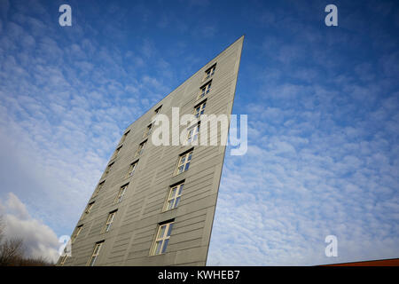 Salford University student accommodation on-site in a modern contemporary designed apartments Constantine Court Stock Photo