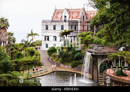 Monte Palace Tropican Garden in Funchal, Madeira island, Portugal Stock Photo