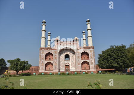 Akbar Tomb, Sikandara, Agra, India Stock Photo