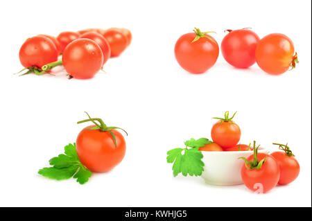 Group of tomatoes cherry Stock Photo