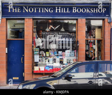 The Notting Hill Bookshop, inspiration for the bookshop in the film Notting Hill Stock Photo