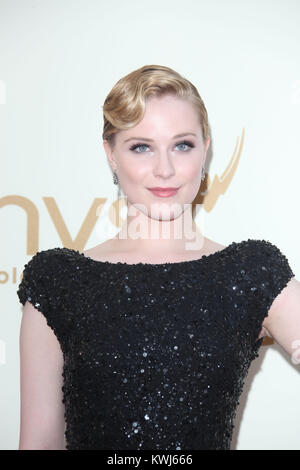 LOS ANGELES, CA - SEPTEMBER 18: Evan Rachel Wood attends the 63rd Primetime Emmy Awards on September 18, 2011 in Los Angeles, United States.   People:  Evan Rachel Wood Stock Photo