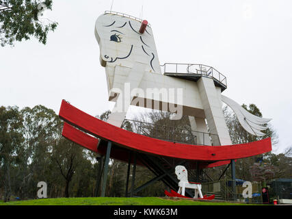The Big Rocking Horse, a roadside attraction in Gumeracha, Adelaide ...