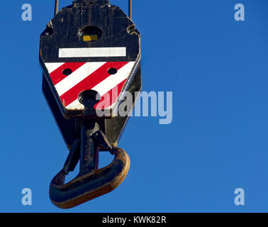 Construction crane hook for heavy weight lifting Stock Photo - Alamy