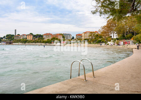 Bačvice beach, Split, Croatia Stock Photo