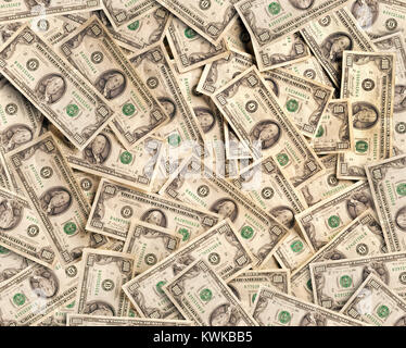 Collection of numerous one hundred dollar US bills Stock Photo