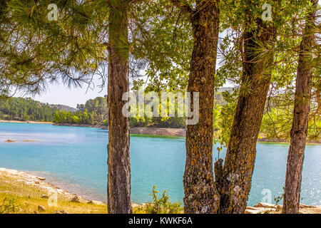 Embalse de la Toba, La Toba Reservoir , Serrania de Cuenca Natural Park, Cuenca Province , Spain Stock Photo