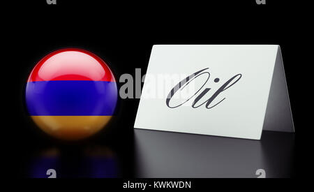 Armenia High Resolution Oil Concept Stock Photo