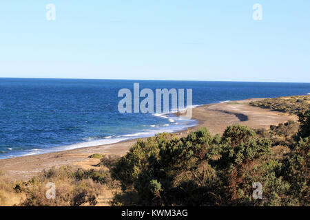 peninsula valdez beach Stock Photo