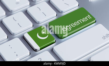 Pakistan High Resolution Agreement Concept Stock Photo