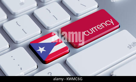 Puerto Rico High Resolution Currency Concept Stock Photo