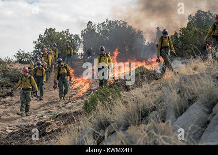Only the Brave is a 2017 American biographical action drama film directed by Joseph Kosinski and written by Ken Nolan and Eric Warren Singer, based on the GQ article 'No Exit' by Sean Flynn.  This photograph is for editorial use only and is the copyright of the film company and/or the photographer assigned by the film or production company and can only be reproduced by publications in conjunction with the promotion of the above Film. A Mandatory Credit to the film company is required. The Photographer should also be credited when known. Stock Photo