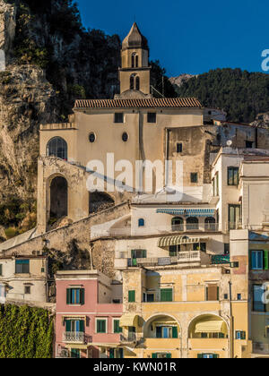 Traditional buildings. Amalfi, Italy. Stock Photo