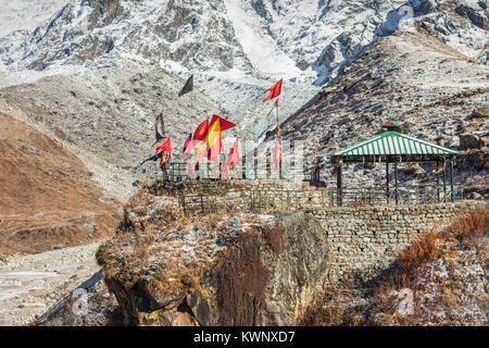 Bhairavnath (Bhairav Baba Nath Temple) in Kedarnath, Uttarakhand state in India Stock Photo