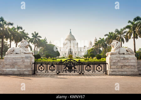 Victoria Memorial Building in Kolkata, West Bengal, India Stock Photo