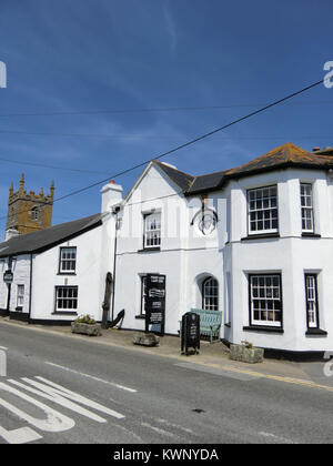 First and last Inn, Sennen, Penwith Peninsula, Cornwall, England, UK in Summer Stock Photo