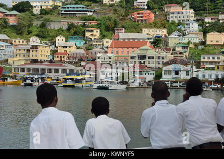 The Carenage, St George's, Grenada, Grenadine Islands, Caribbean Stock Photo