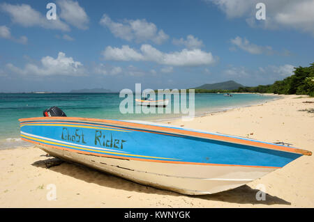 Paradise Beach, Carriacou Islands, Grenada, Caribbean Stock Photo