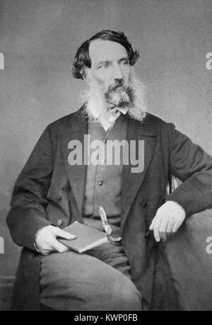 Edward John Eyre, English land explorer of the Australian continent, colonial administrator, and controversial Governor of Jamaica Stock Photo