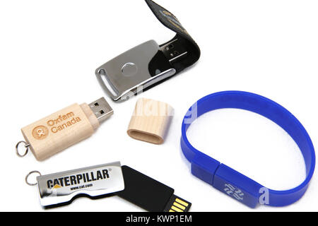 Aiibe Clé USB 2 Go Lot de 10 clés USB Clés USB 2 Go Stockage de