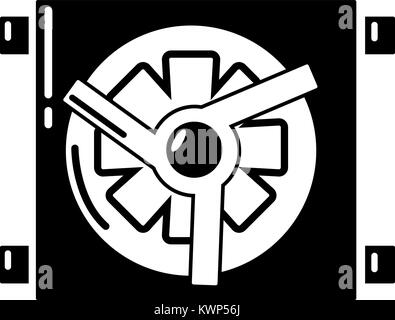 Dynamo car detail icon, simple style. Stock Vector