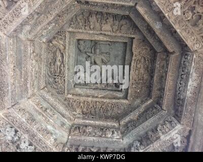 Mahadeva temple, Itangi, Karnataka, India Stock Photo