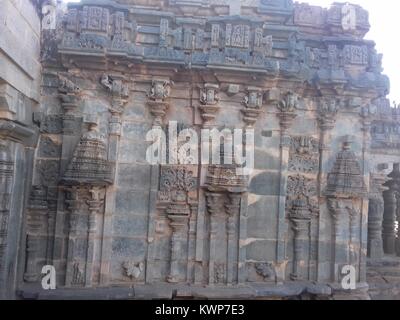 Mahadeva temple, Itangi, Karnataka, India Stock Photo