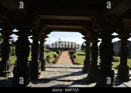 Mahadeva temple, Itangi, Karnataka, India Stock Photo