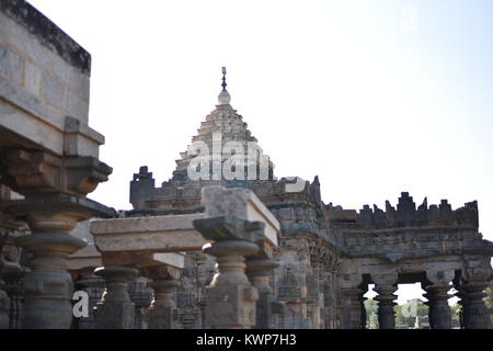 Mahadeva temple, Itangi, Karnataka, India Stock Photo