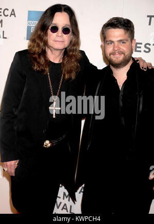 Ozzy Osbourne and Jack Osbourne 2011 Tribeca Film Festival - Premiere ...