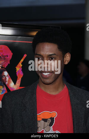 HOLLYWOOD, CA - MARCH 29: Alphonso McAuley at LLeju Productions' 'Cat Run' Premiere And After Party at ArcLight Cinemas on March 29, 2011 in Hollywood, California.   People:  Alphonso McAuley Stock Photo