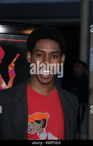 HOLLYWOOD, CA - MARCH 29: Alphonso McAuley at LLeju Productions' 'Cat Run' Premiere And After Party at ArcLight Cinemas on March 29, 2011 in Hollywood, California.   People:  Alphonso McAuley Stock Photo