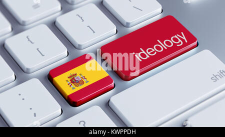 Spain High Resolution Ideology Concept Stock Photo