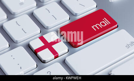 England High Resolution Mail Concept Stock Photo