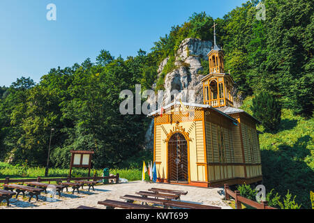 Chapel on the water in Ojcow National Park near Krakow, Poland Stock Photo