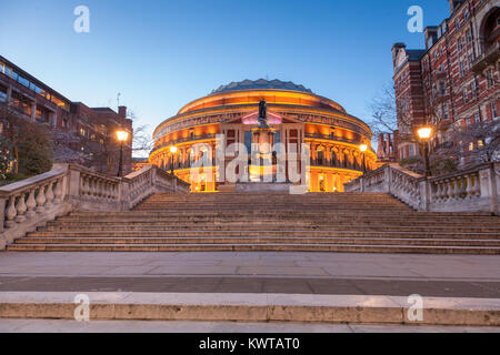 The Royal Albert Hall London, Victorian time architecture square Stock Photo