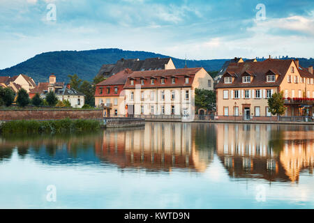 River Marne in Saverne, Bas-Rhin department in Alsace, France Stock Photo