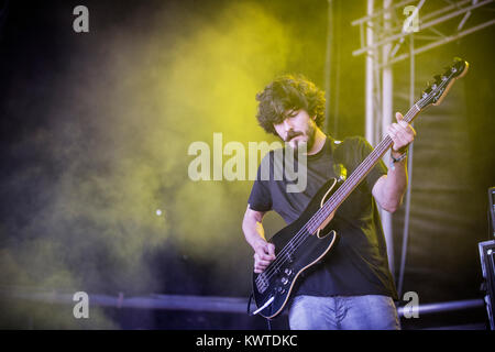 The Spanish psychedelic pop band Ocellot performs a live concert at the Spanish music festival Primavera Sound 2015 in Barcelona. Spain, 29/05 2015. Stock Photo