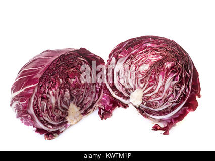 freshness salad in front of white background Stock Photo