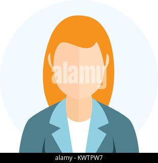 Flat Style Character Avatar Icon Stock Vector