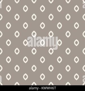 Rhombus dots grey seamless vector pattern. Stock Vector