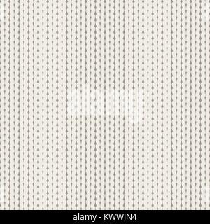 Knitted white seamless vector pattern. Stock Vector