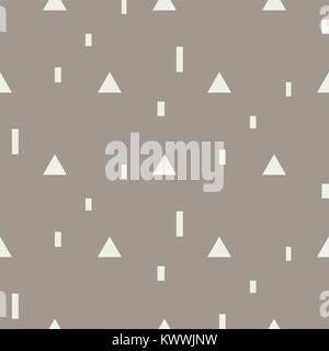 Random triangle shapes seamless vector pattern. Stock Vector