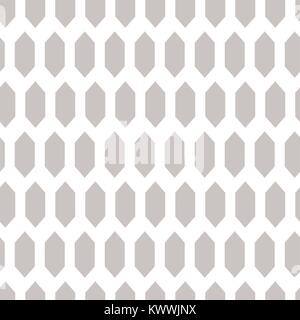 Textured rhombuses grey seamless vector pattern. Stock Vector